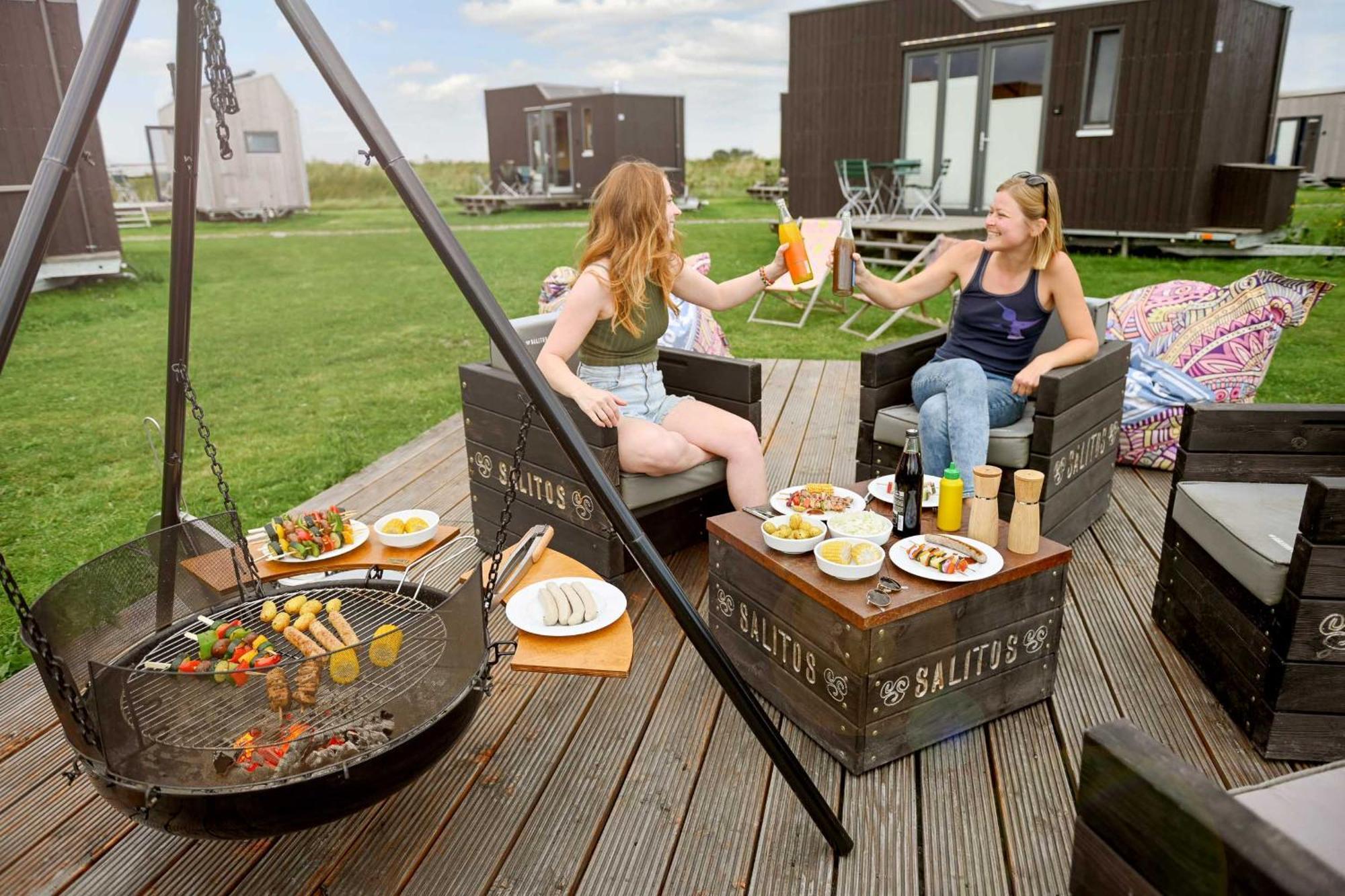 Tiny House Nature 15 Zur Meerseite - Green Tiny Village Harlesiel Carolinensiel Exterior foto